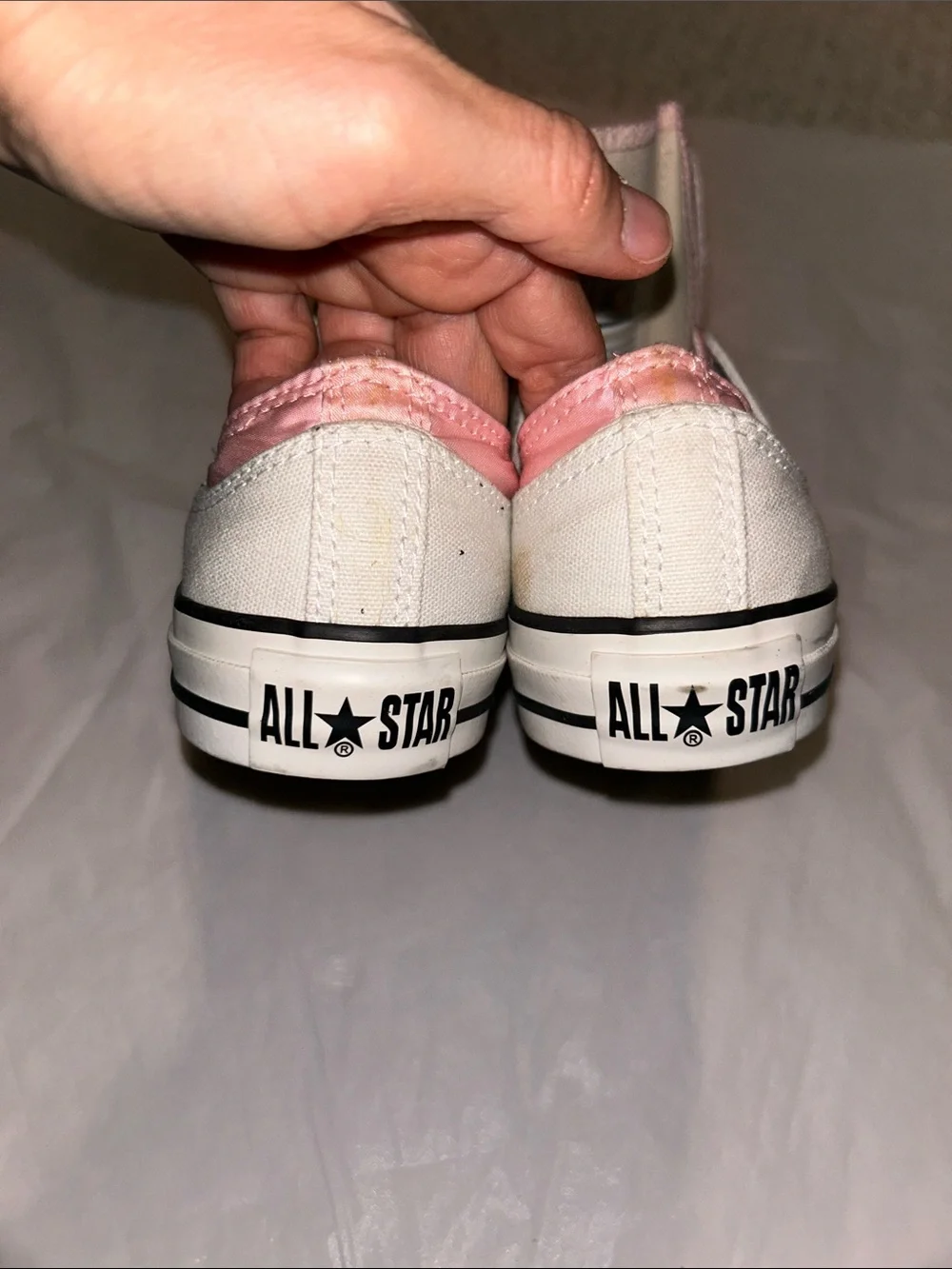NWT *RARE* CONVERSE Double Upper Chuck Taylor All Star Low Top Sneakers - Picture 4 of 8